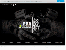 Tablet Screenshot of mortytattoo.com